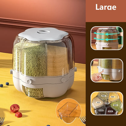 Otto Kitchen Rotatable Storage Jar
