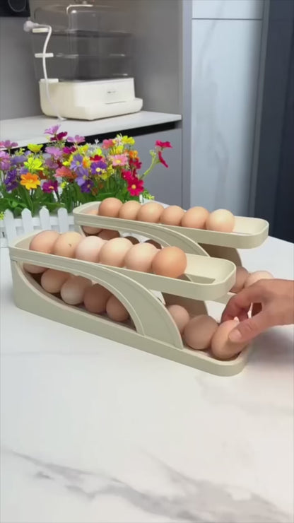 Otto Kitchen Auto Scroll Egg Rack Holder