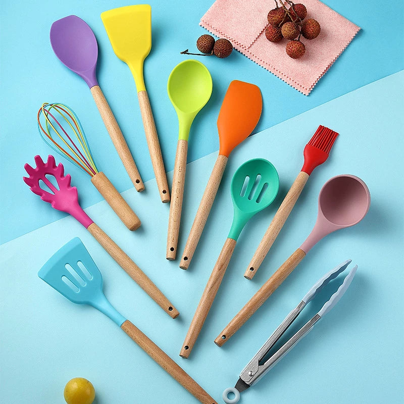 Otto Kitchen Silicone Cooking Utensils Set