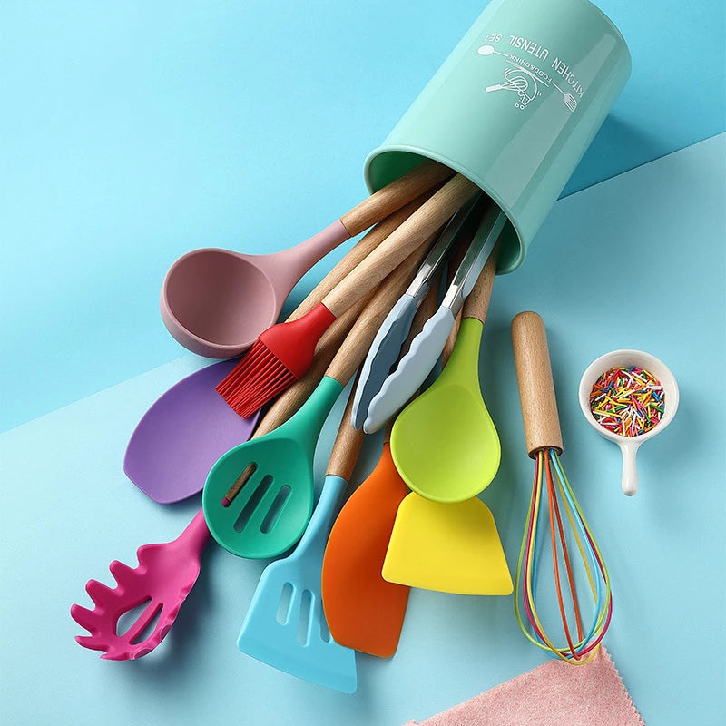 Otto Kitchen Silicone Cooking Utensils Set