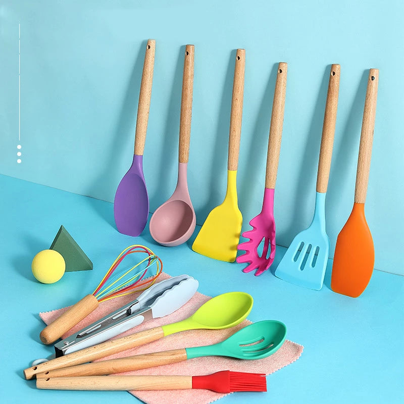 Otto Kitchen Silicone Cooking Utensils Set