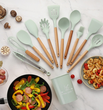 Otto Kitchen Silicone Cooking Utensils Set