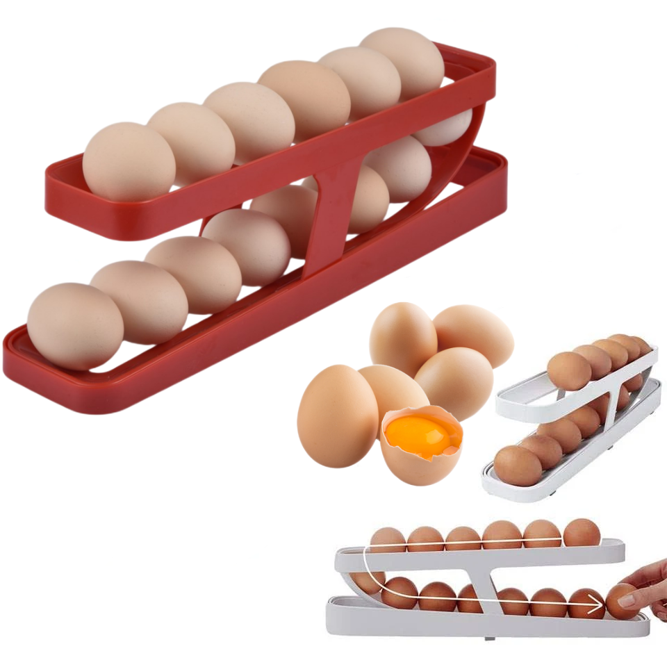 Otto Kitchen Auto Scroll Egg Rack Holder